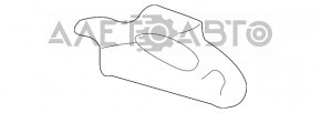 Кронштейн буксировочный задний правый Lexus RX300 RX330 RX350 RX400h 04-09