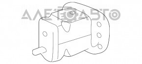 Клык усилителя переднего бампера левый Lexus GX470 03-09