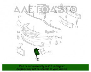 Обрамлення ПТФ Лев Toyota Camry v40 10-11