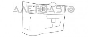 Крепление заднего бампера внутреннее малое левое Lexus RX300 RX330 RX350 RX400h 04-09