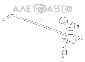 Стабилизатор задний Honda CRV 12-16 дорест
