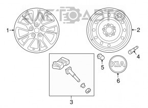 Запасное колесо докатка Hyundai Sonata 15-19 R16 т125/80 D16 примята