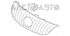 Решетка радиатора grill голая Lexus GS300 GS350 GS430 GS450h 06-07 под радар