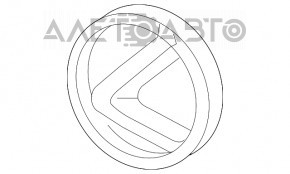Эмблема логотип решетки радиатора grill Lexus GS300 GS350 GS430 06-09 под радар, под полировку, песок