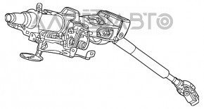 Рулевая колонка Honda Clarity 18-21 usa с карданчиком