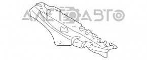 Накладка замка капота пластик Lexus RX300 RX330 RX350 RX400h 04-09