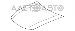 Капот голый Lexus GS300 GS350 GS430 GS450h 05-11