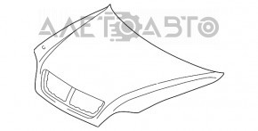 Капот голый Lexus RX300 98-03 новый OEM оригинал
