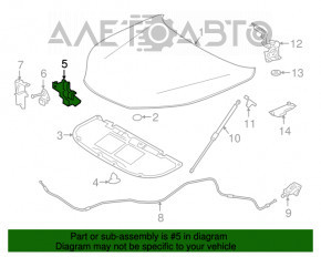 Замок капота Lexus NX200t NX300 NX300h 15-21 під датчик