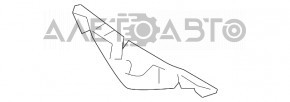 Накладка замка капота пластик Lexus RX300 RX330 RX350 RX400h 04-09