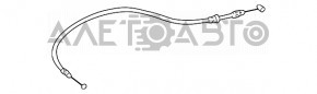 Трос замку капота Lexus RX300 98-03