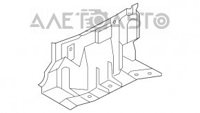 Защита арки боковая передняя правая Mitsubishi Outlander Sport ASX 10-