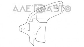 Защита арки двигателя левая Lexus RX400h 06-08