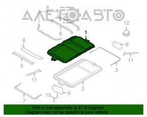 Люк в зборі BMW X5 E70 07-13 панорама