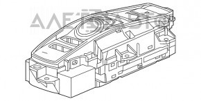 Селектор КПП Acura MDX 17-20 рест кнопки