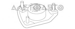 Опора амортизатора передняя левая Kia Sorento 10-15