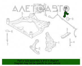 Скоба крепления переднего стабилизатора левая Nissan Pathfinder 13-20