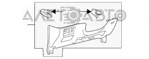 Накладка подторпедная колени водителя Lexus RX300 RX330 RX350 RX400h 04-09 серая