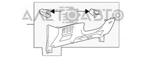 Накладка подторпедная коліна водія Lexus RX300 RX330 RX350 RX400h 04-09 сіра