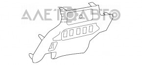 Накладка торпеды колени водителя левая Lexus CT200h 11-17 голая