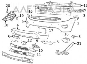 Захист двигуна Dodge Durango 11-20 5.7