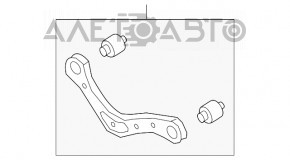 Рычаг верхний задний правый Hyundai Elantra AD 17-20 sport