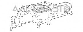 Каркас торпеды нижняя часть Lexus CT200h 11-17