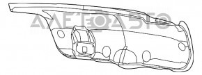 Обшивка крышки багажника Chrysler 300 11-