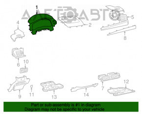 Накладка щитка приладів Lexus CT200h 11-17