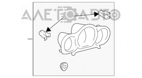 Накладка щитка приладів Lexus RX400h 06-09