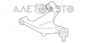 Рычаг верхний задний правый Nissan Pathfinder 13-20 С/Б под замену