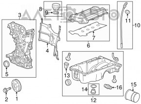 Поддон масляный Chevrolet Volt 11-15