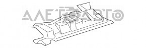 Накладка нижняя под рулевой колонкой пластик Lexus GS300 GS350 GS430 GS450h 06-11
