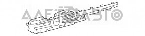 Дефлектор повітроводу з накладкою передній центральний Lexus ES300h ES350 13-18 чорний