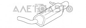 Глушник задня частина бочка лев VW Passat b7 12-15 USA 3.6