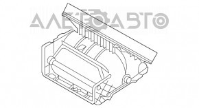 Корпус голий кондиціонер, ліва частина VW Passat b8 16-19 USA