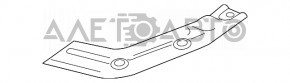 Планка телевизора ресничка левая VW Passat b7 12-15 USA новый OEM оригинал