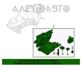 Распределитель АКБ VW Passat b7 12-15 USA
