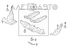 Защита арки боковая правая Subaru Forester 14-18 SJ