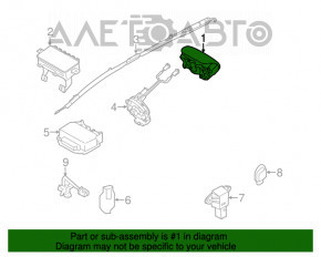 Подушка безопасности airbag в руль водительская Kia Optima 11-13