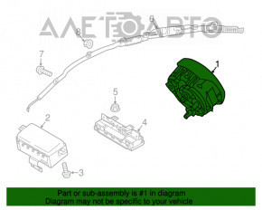Подушка безопасности airbag в руль водительская Kia Optima 16-