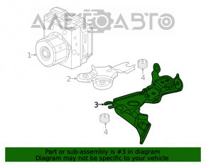 Кронштейн ABS АБС Honda Clarity 18-21