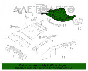 Корито багажника Toyota Camry v70 18- новий OEM оригінал