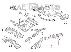 Корыто багажника Toyota Camry v70 18-24 FWD OEM