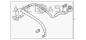 Трубка кондиционера компрессор-печка VW Jetta 11-18 USA 2.0 1.8T новый OEM оригинал