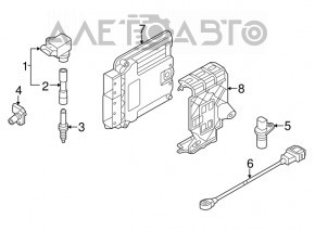 Блок ECU комп'ютер двигуна Audi A3 8V 16-20 2.0T