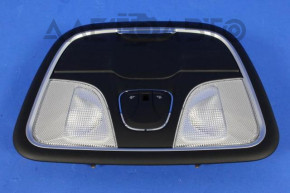 Плафон освітлення передній Chrysler 200 15-17 чорний без люка, подряпини