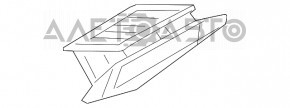 Корпус щитка вентиляции левый VW Passat b7 12-15 USA