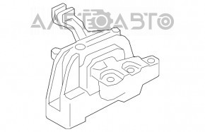 Подушка двигуна права Audi A3 8V 15-19 4d, 1.8T, 2.0T