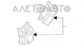 Актуатор моторчик привод печі вентиляція Audi A3 8V 15-20